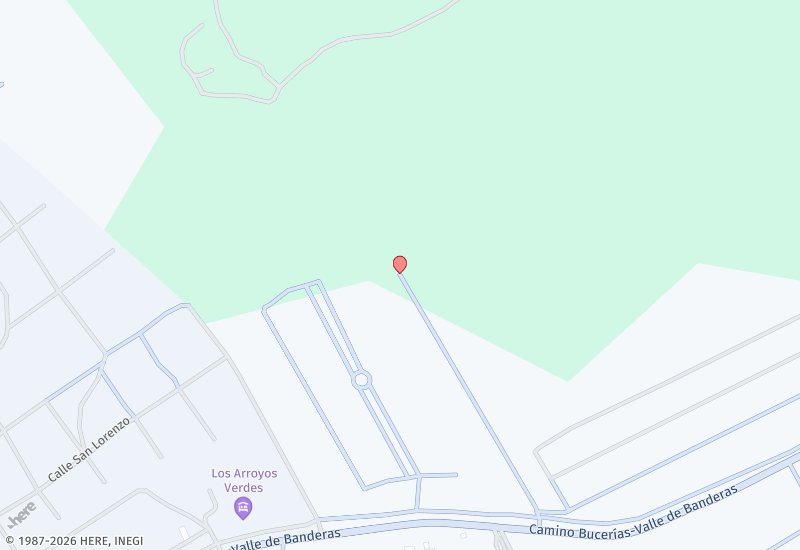 Lote A2 Valle Location map