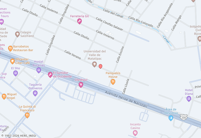 Lote Los Veranos Bucerias Mapa de ubicación