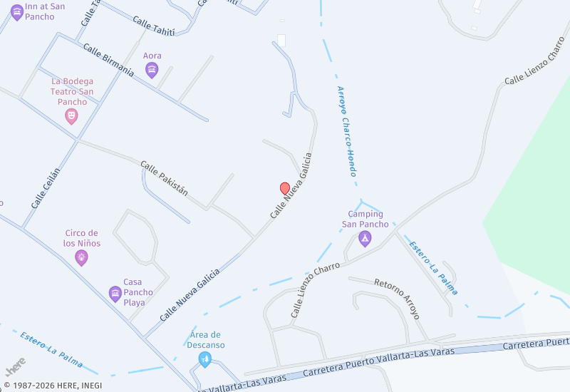 Lote Nueva Galicia Location map