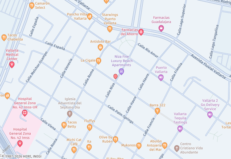 NIZA 266 6D  Location map