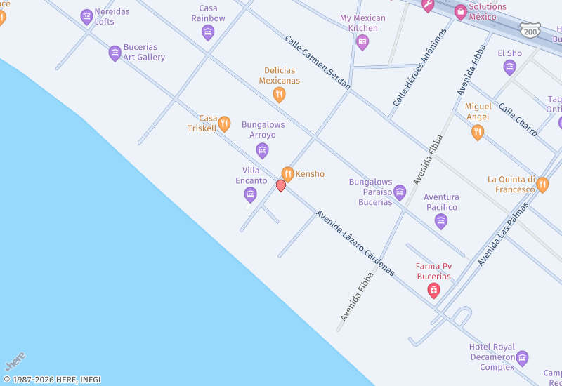 PAVILION BUCERIAS 2 bedr 1,5 bathr condo Location map