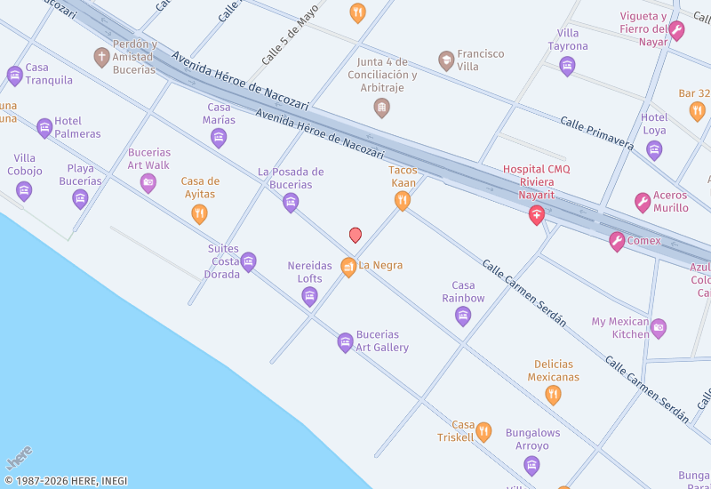 Pacifica Oceano 102 Location map