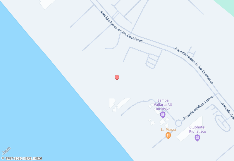 Penthouse Coral Mapa de ubicación