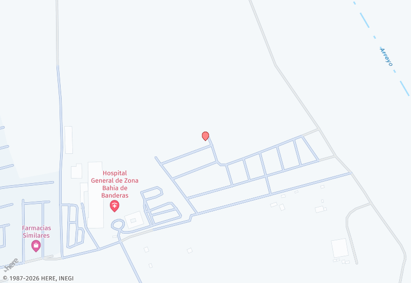 Pilitas B-14 Mapa de ubicación