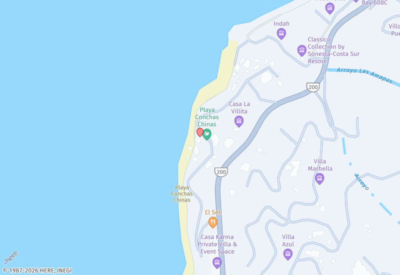 Riviera Amapas 10 Mapa de ubicación