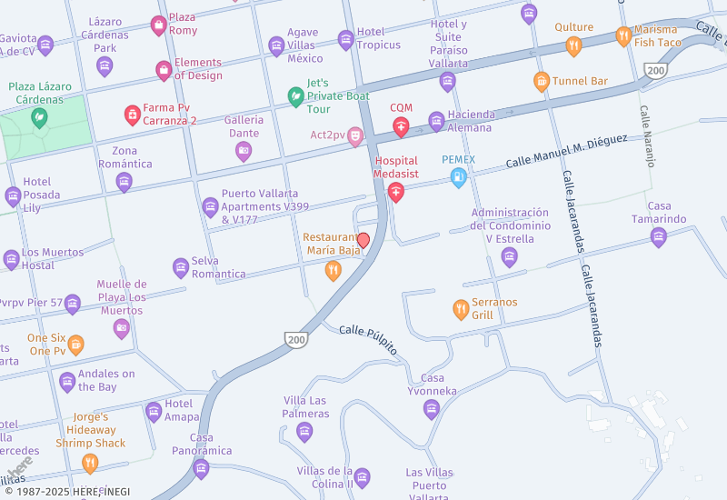 Romantika (Condomex) Mapa de ubicación