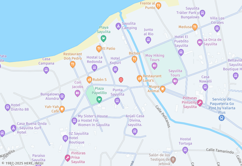 Sayulita Coastal Properties Mapa de ubicación