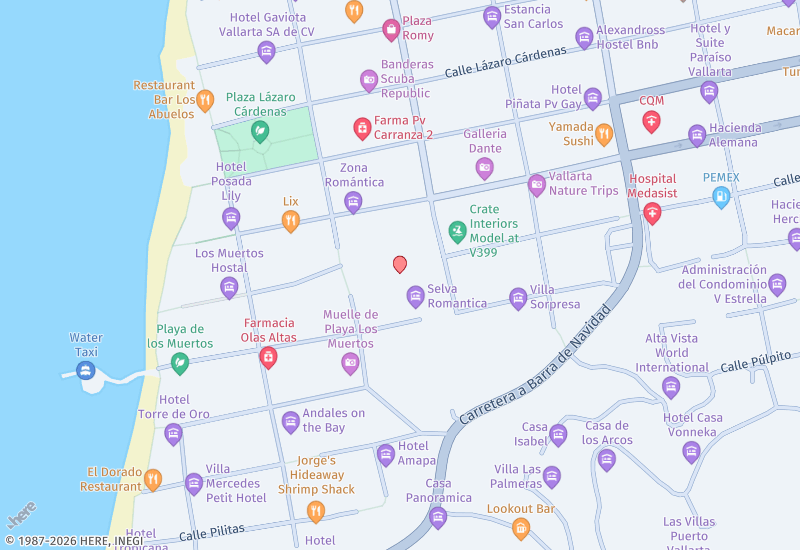 Selva Romantica - La Iguana PH 10  Location map