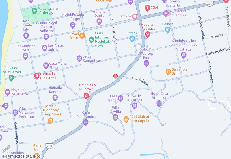 South Bay 205 Location map