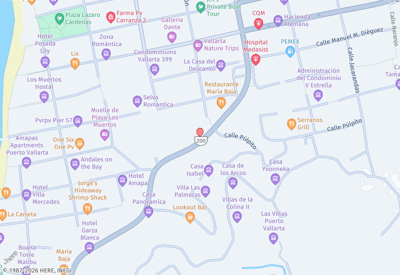 South Bay 206 Location map