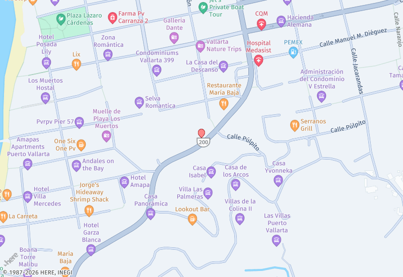 South Bay 207 Location map
