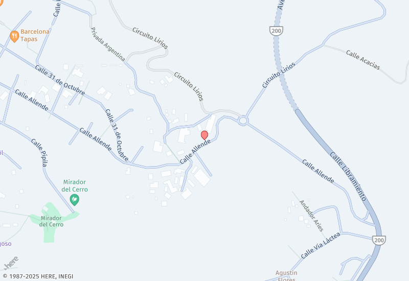 The Summit Casa 1 Mapa de ubicación