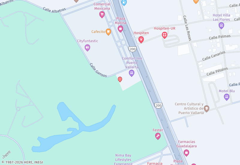 V GOLF 704 Location map