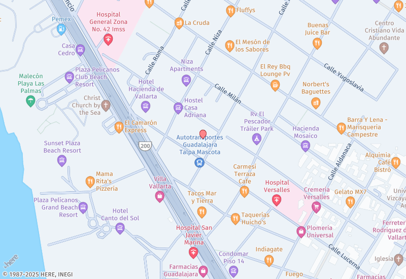 Villa Acuarela Location map