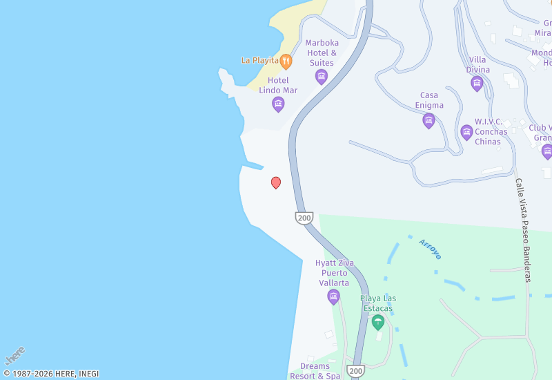 Villa Azul Celeste Location map