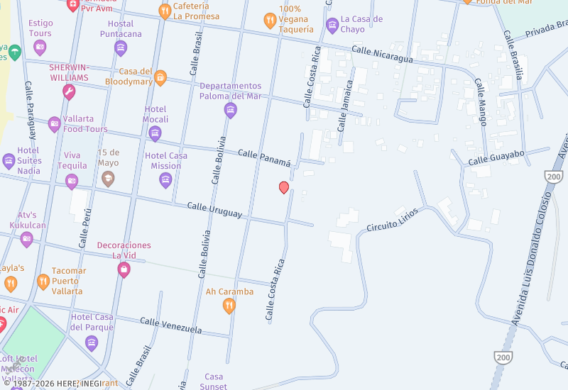 Villa Cielo Location map