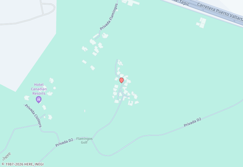 Villa Flamingos Bugambilias Location map