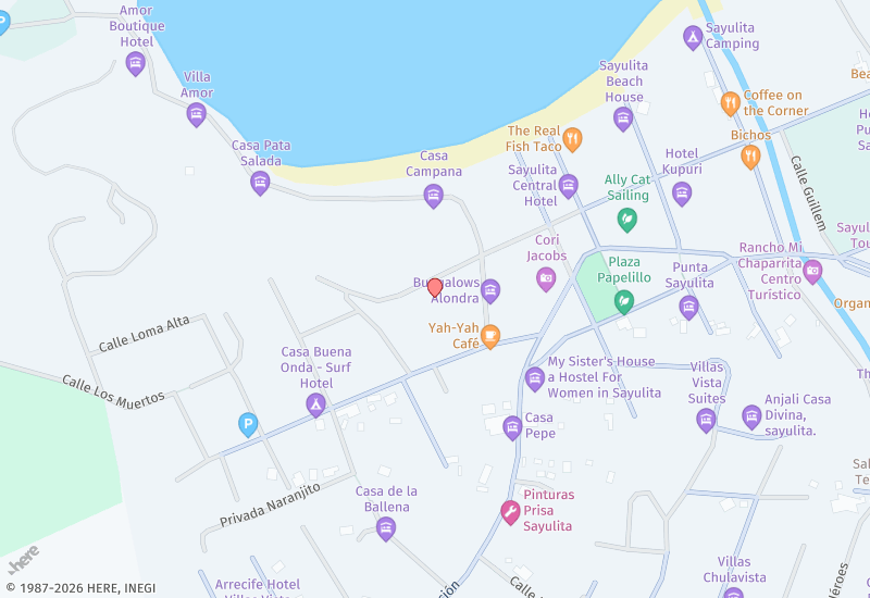 Villa Las Vistas Location map