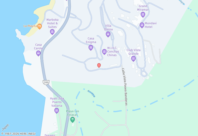 Villa Luna Location map