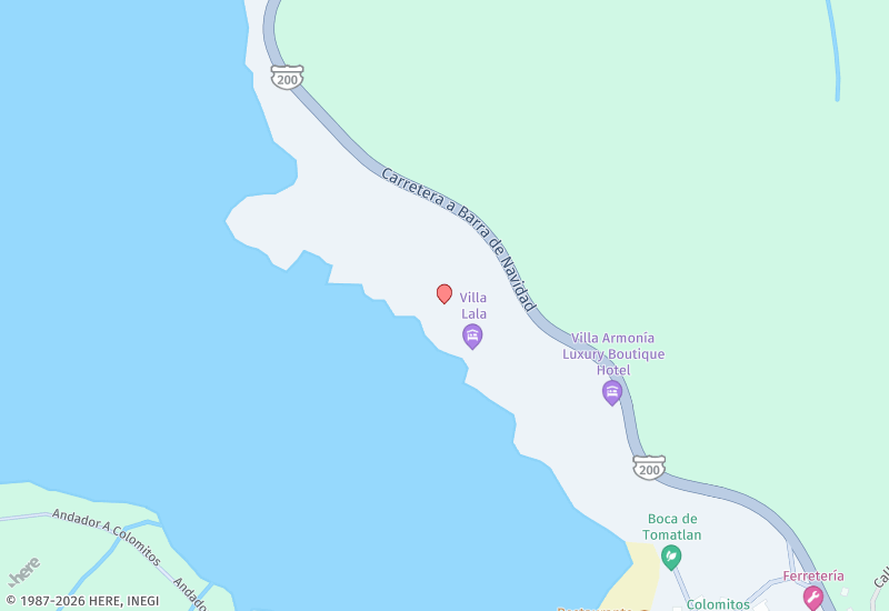 Villa Oceana Mapa de ubicación