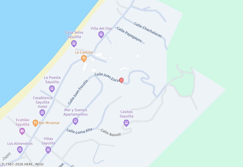 Villa Romantica Location map