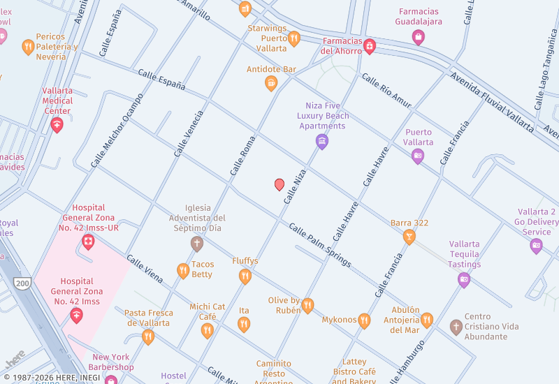 Villa Tamarindo Versalles Location map