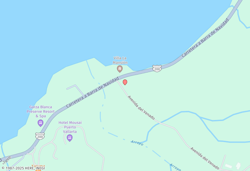 Villas Altas Garza Blanca 306 Location map