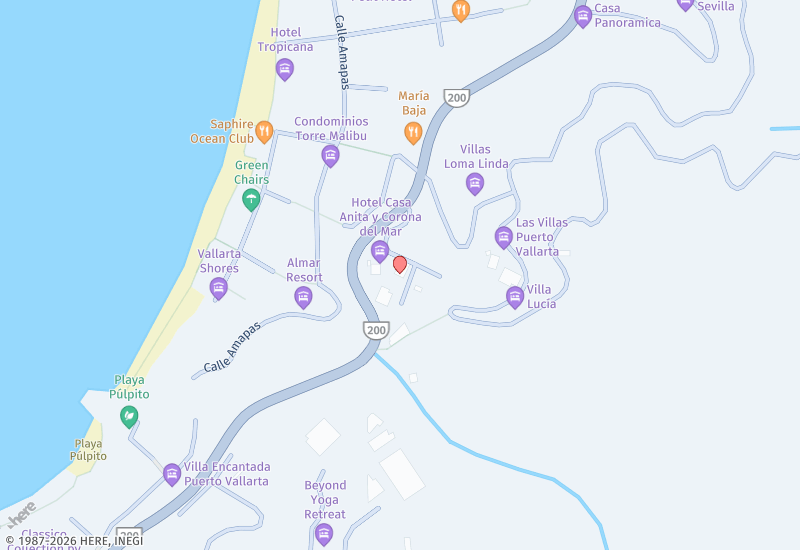 Villas Tizoc 9 Location map