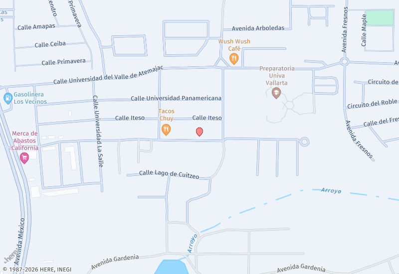 Villas Universidad 219 Location map